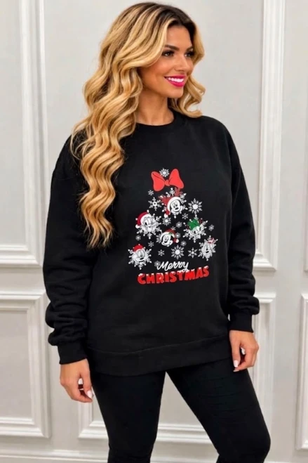 Black Magical Merry Christmas -Christmas Sweatshirt