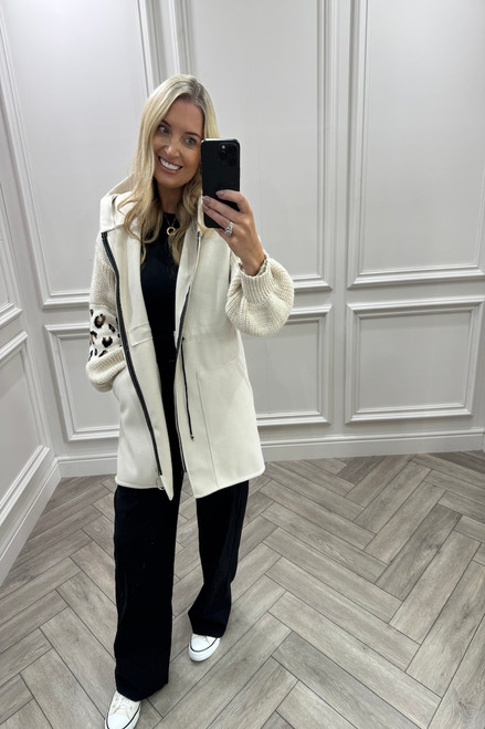 Beige Leopard Snuggles Jacket 