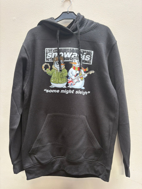 Black Some Might Sleigh Christmas Hoodie