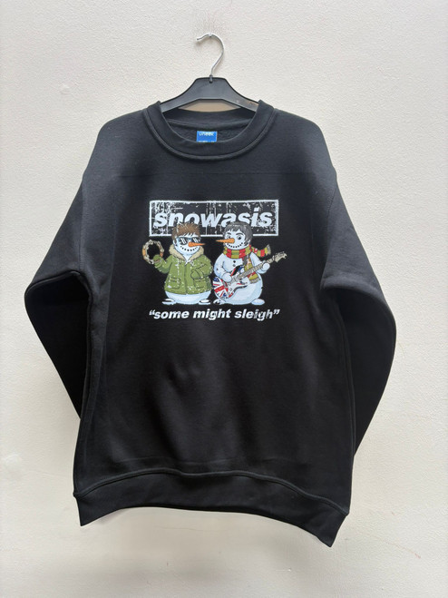 Black Some Might Sleigh Christmas Sweatshirt