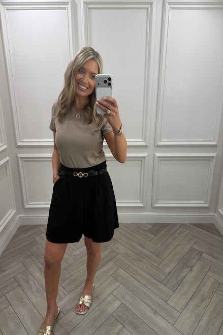 Bella Black Magic High Waist Shorts 