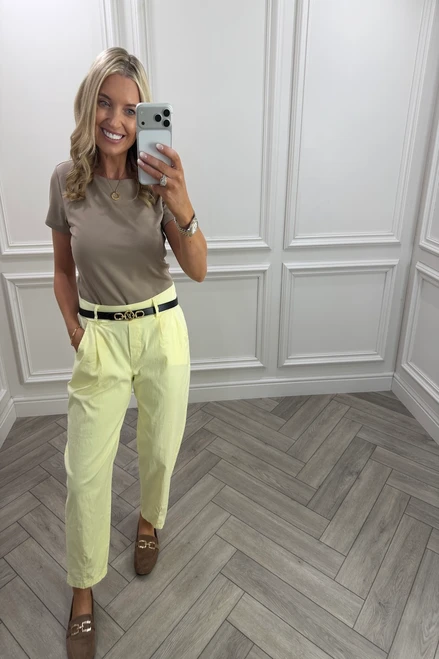 Yellow Mom Magic Trousers