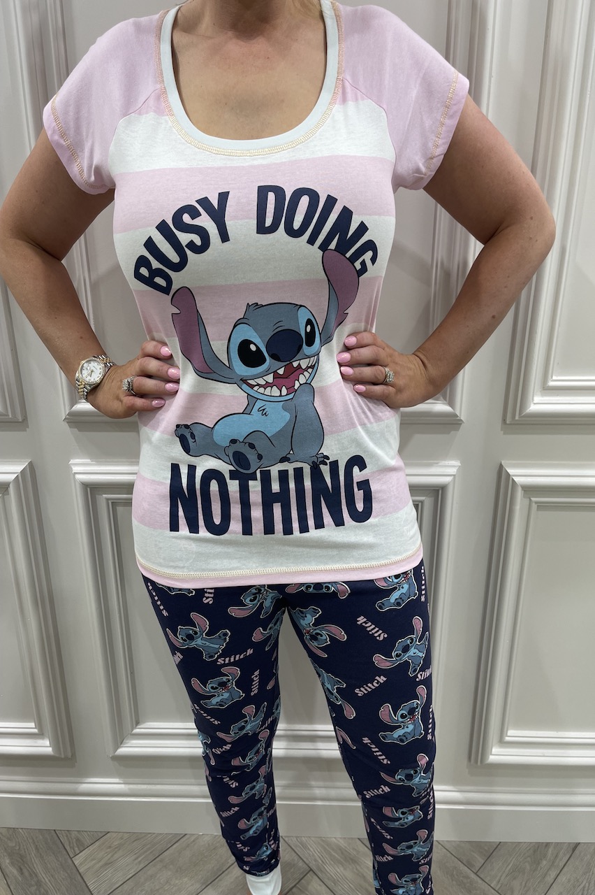 Ladies Stitch Busy Doing Nothing  Pj's