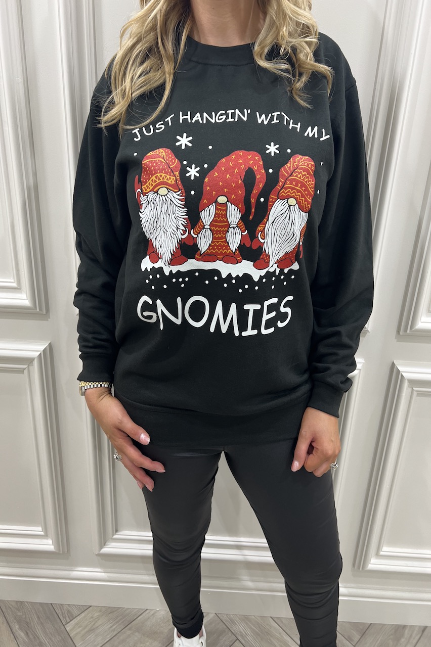 Hanging with my gnomies sweater
