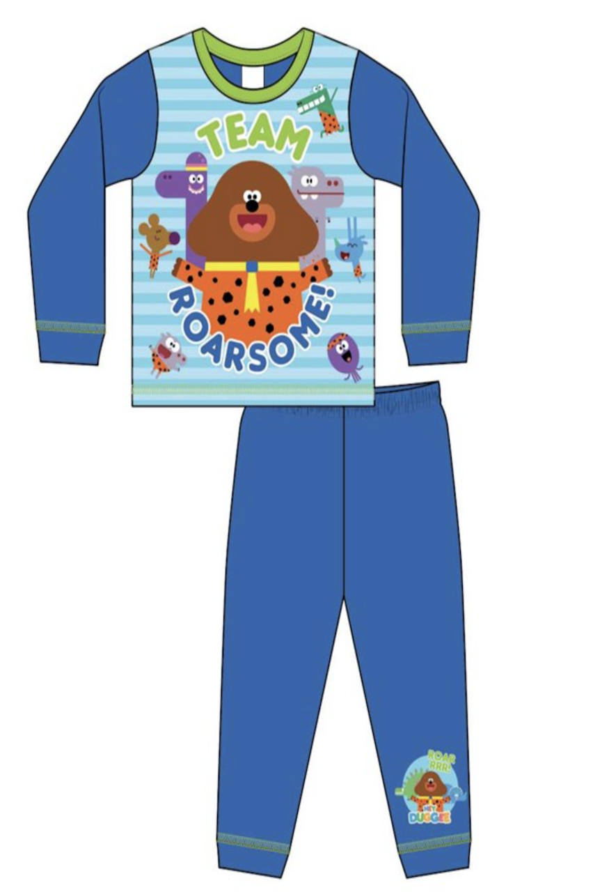 Hey Duggee Blue Stripe Team Children's Pj's