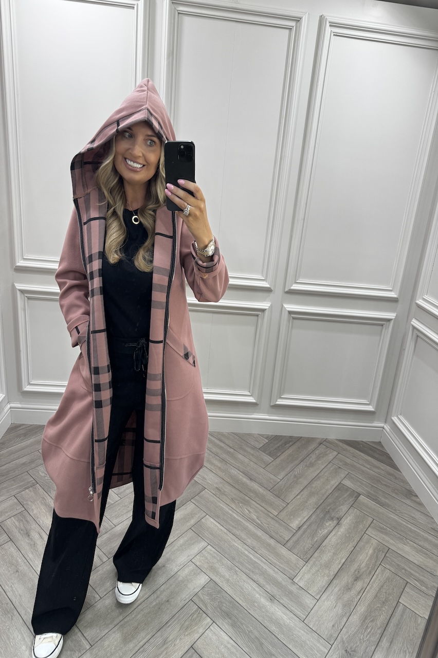 Nina Pink Check Jacket 