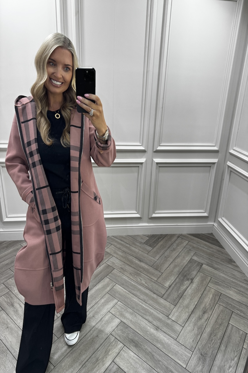 Nina Pink Check Jacket 