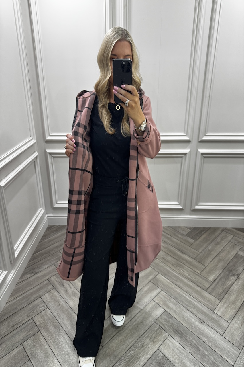Nina Pink Check Jacket 