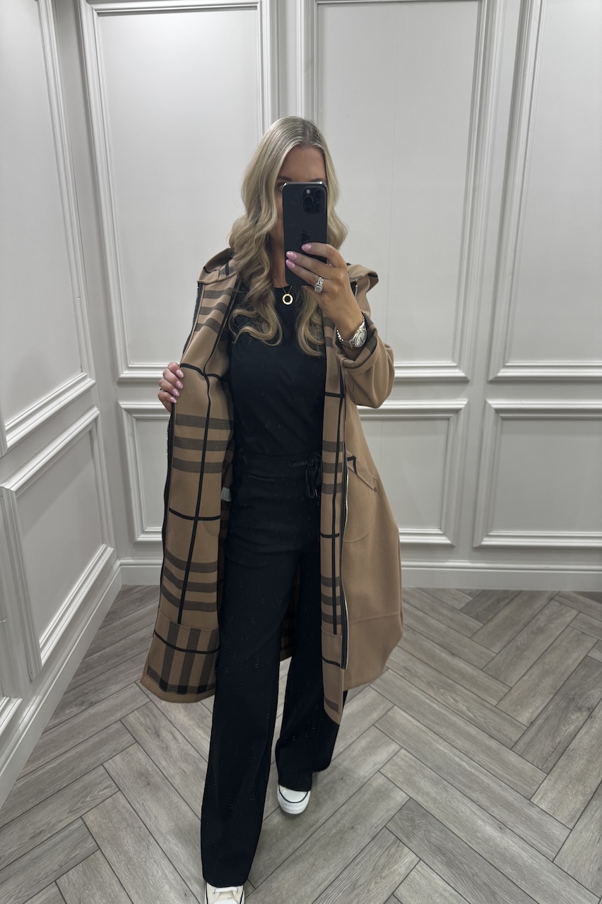 Nina Tan Check Jacket 