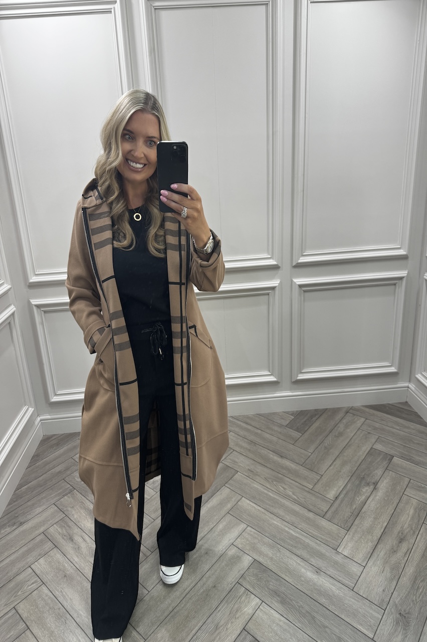 Nina Tan Check Jacket 