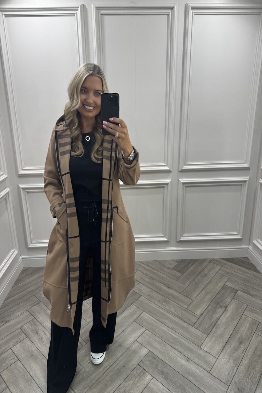 Nina Tan Check Jacket 