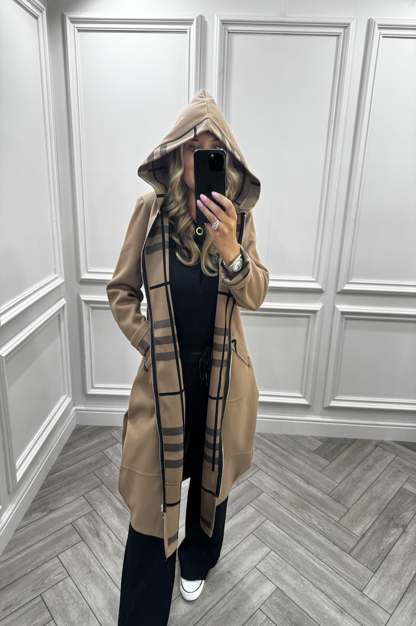 Nina Tan Check Jacket 