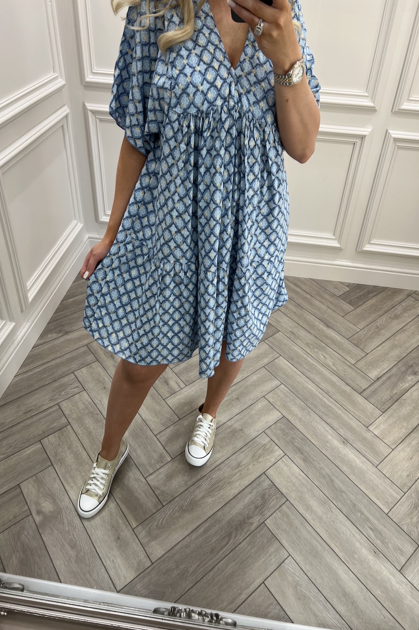 Blue Oakley Tunic Dress