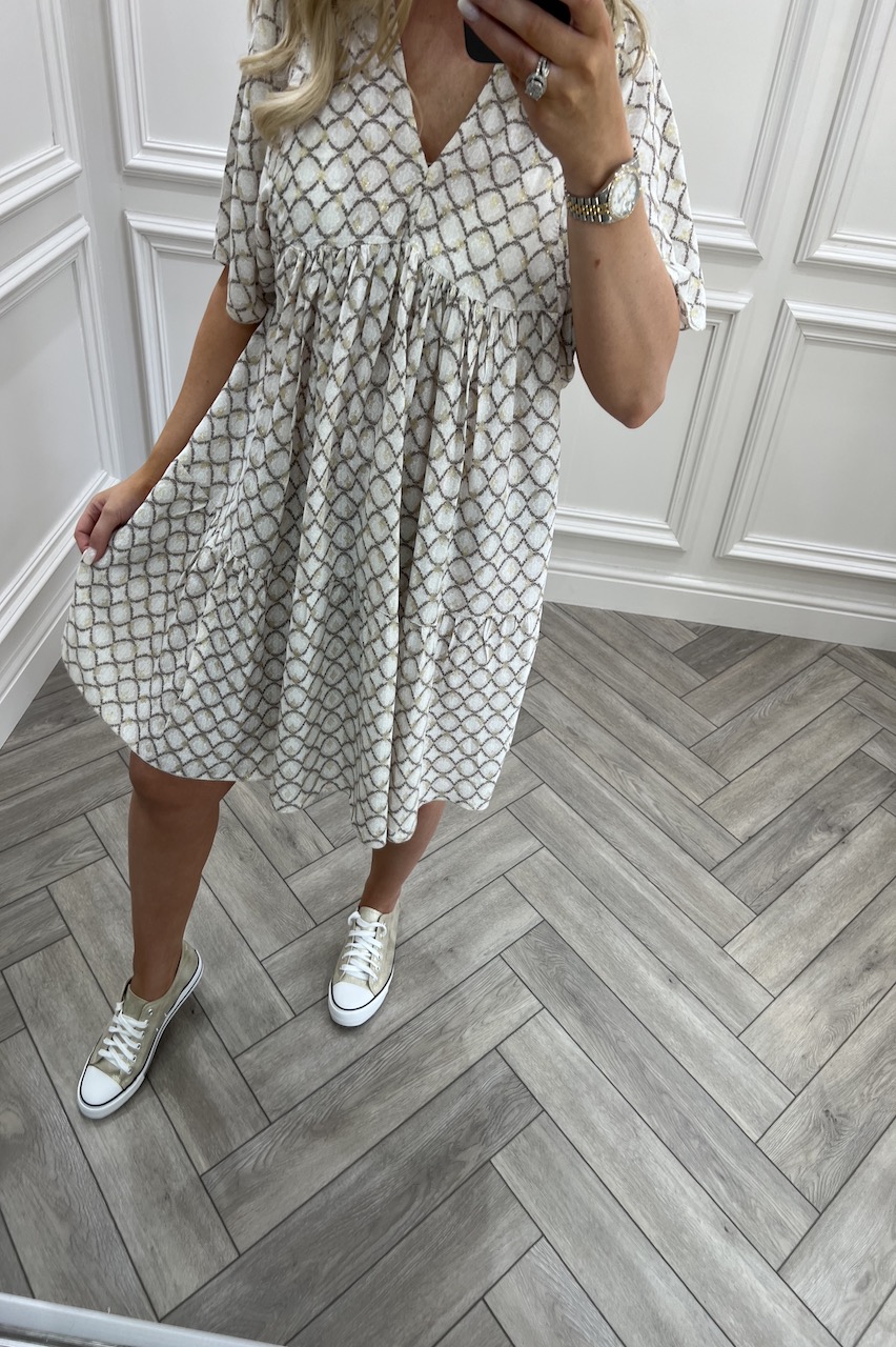 Beige  Oakley Tunic Dress
