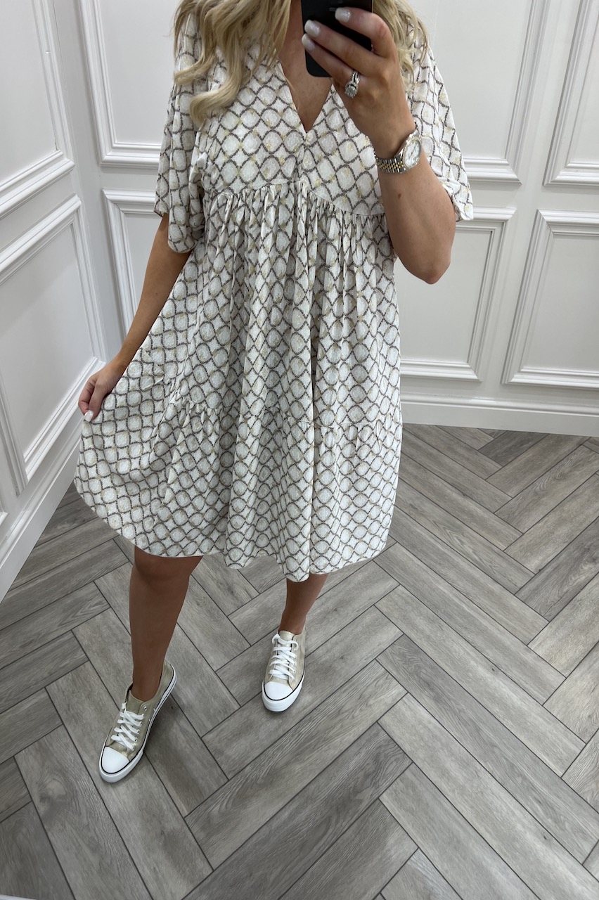 Beige  Oakley Tunic Dress