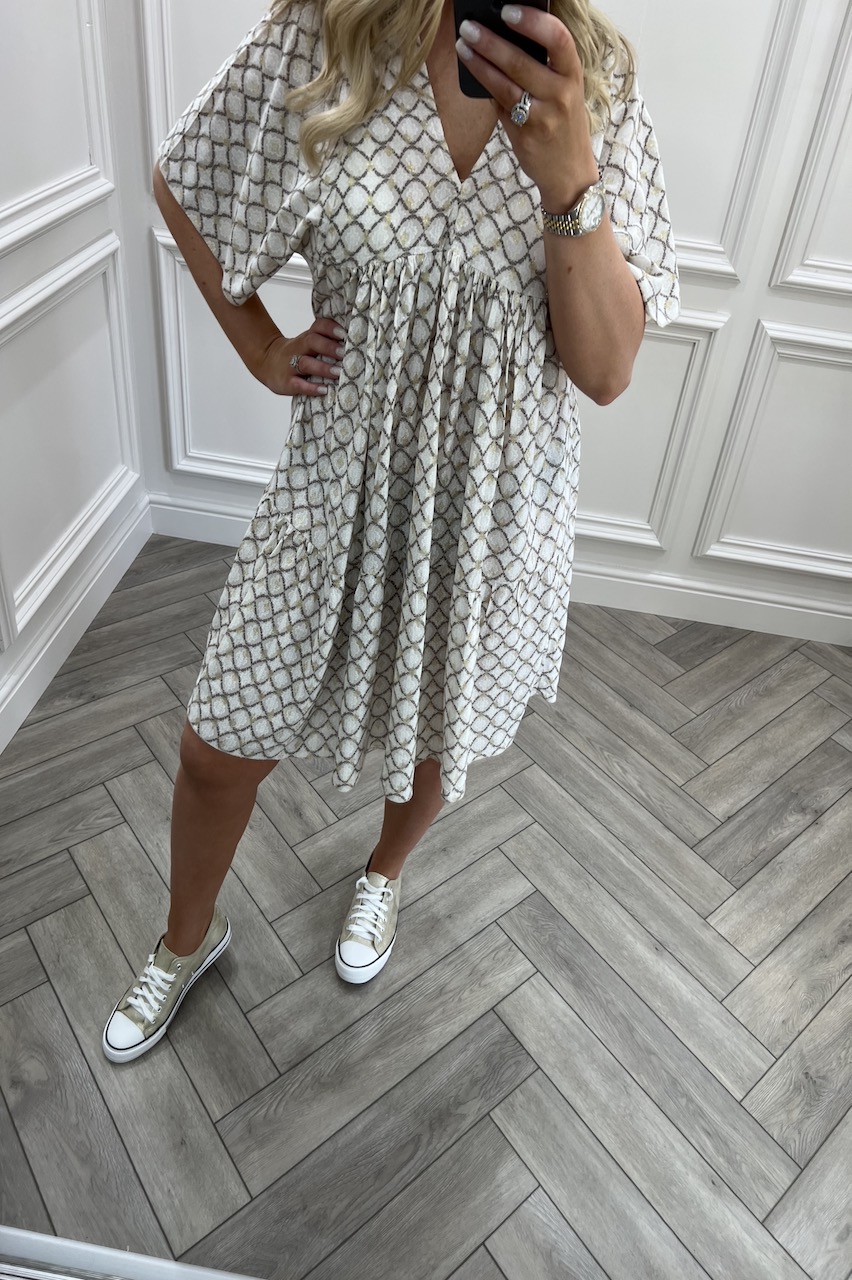 Beige  Oakley Tunic Dress