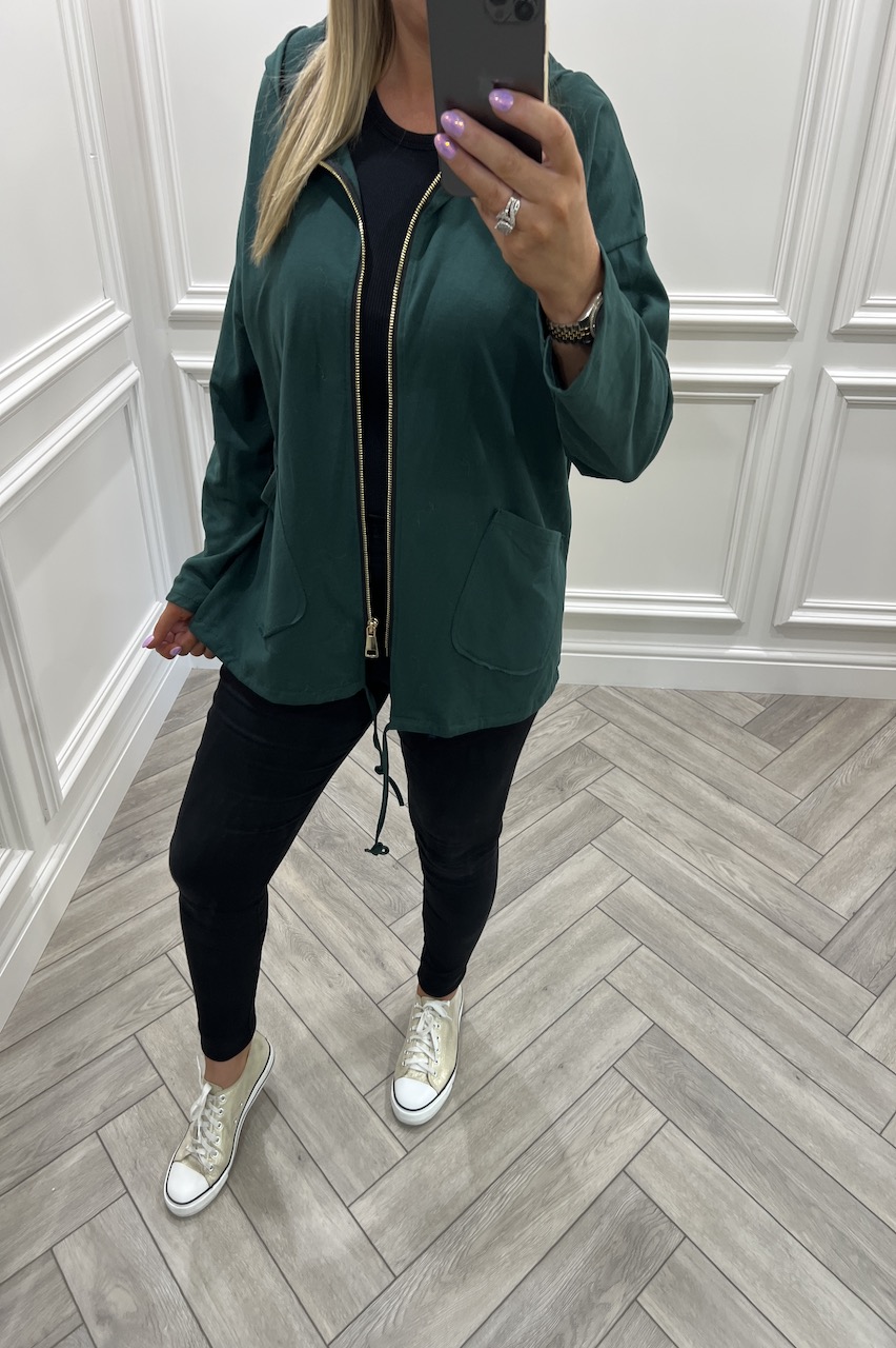 Emerald Chelsea  Zip Jacket 