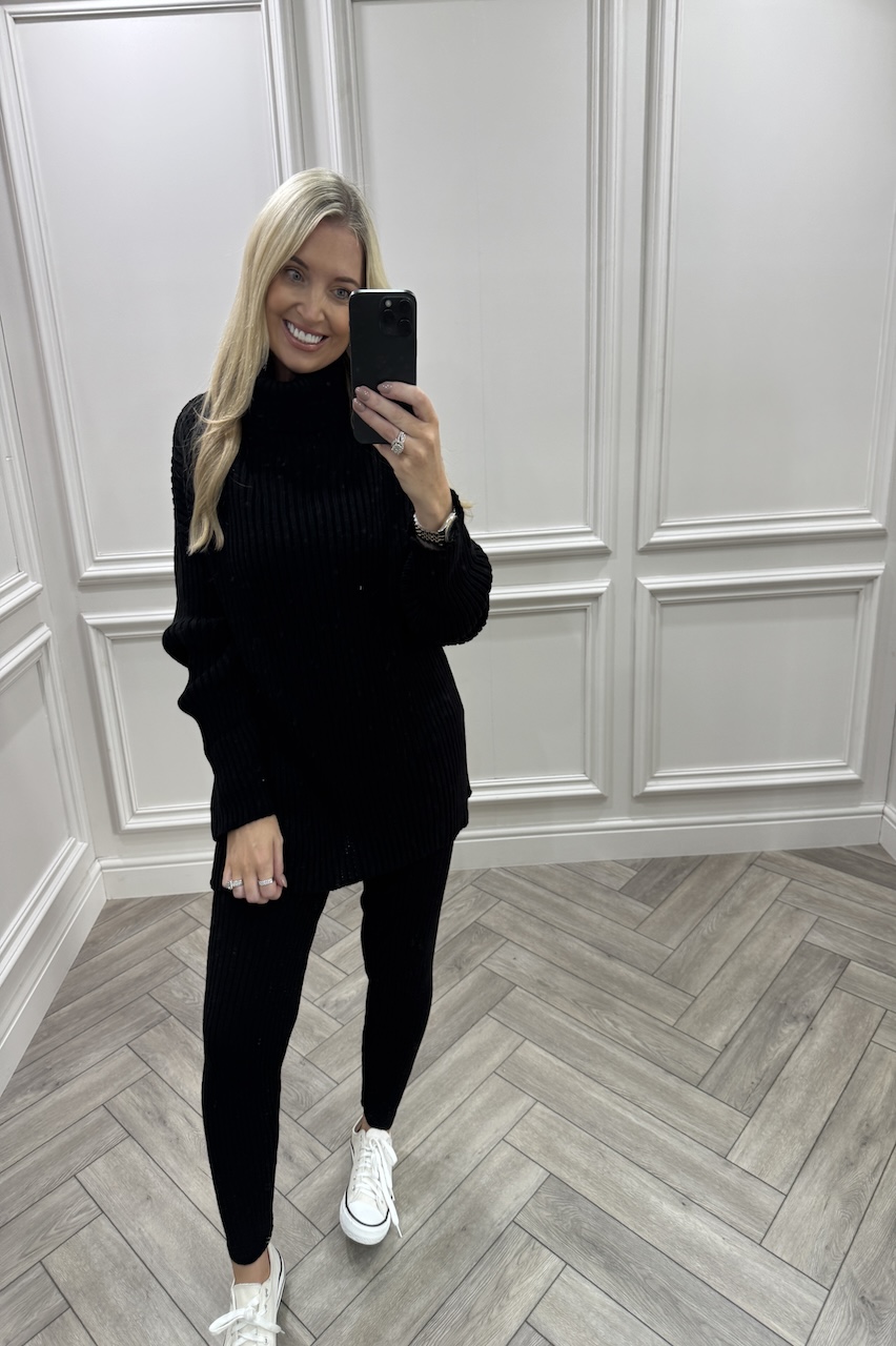  Lounge Life Black Loungesuit