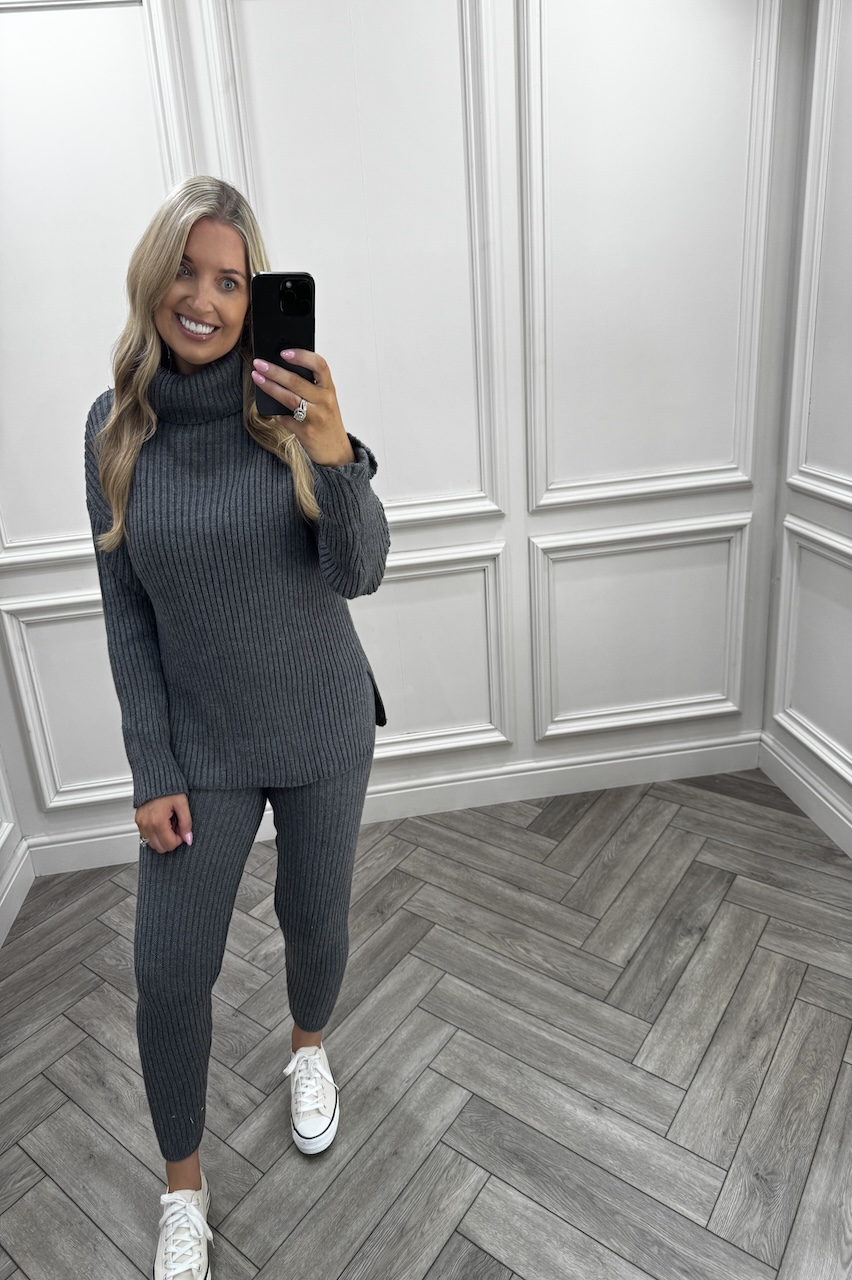 Lounge Life Charcoal Loungesuit