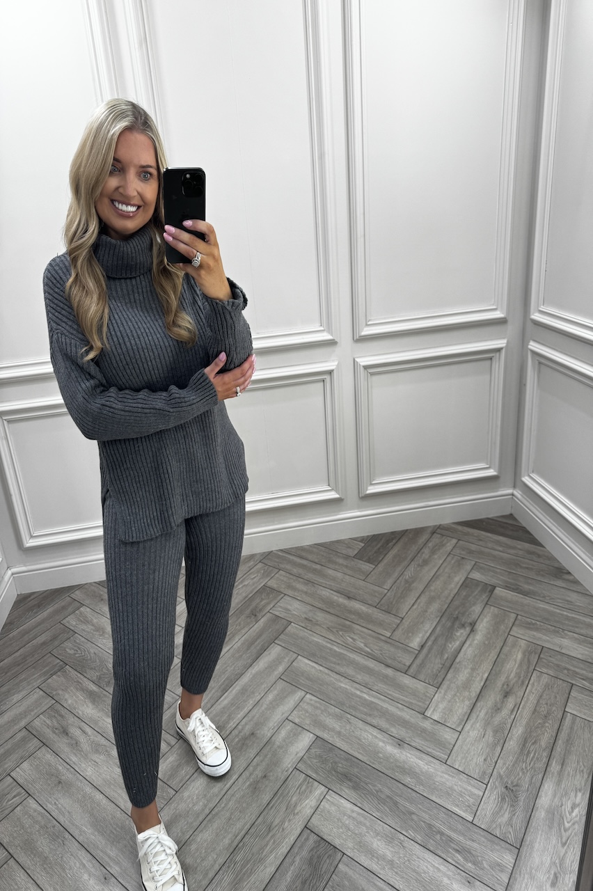 Lounge Life Charcoal Loungesuit