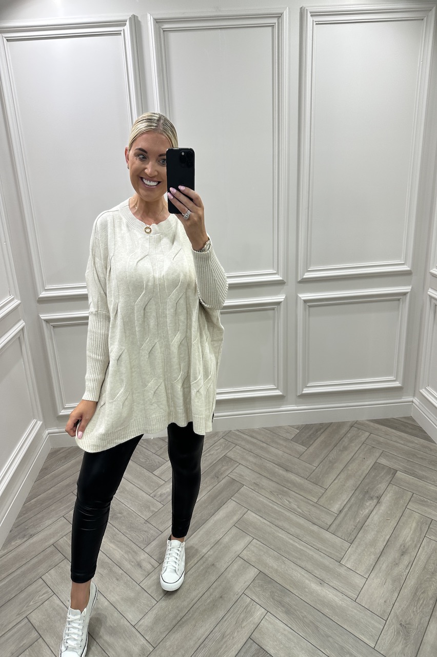 Cream Luxury Isabella Knitted Jumper