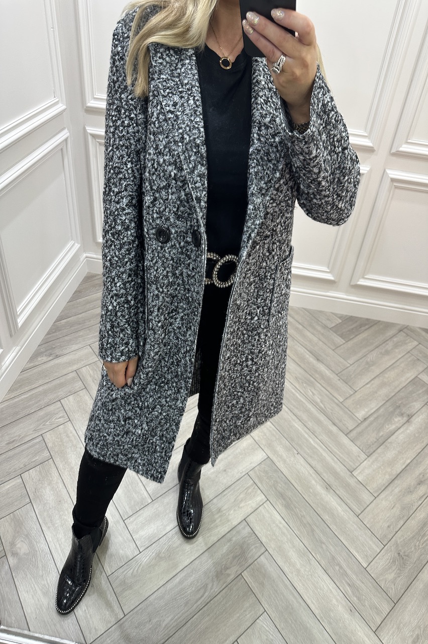 Grey Luxury Iconic Coat 