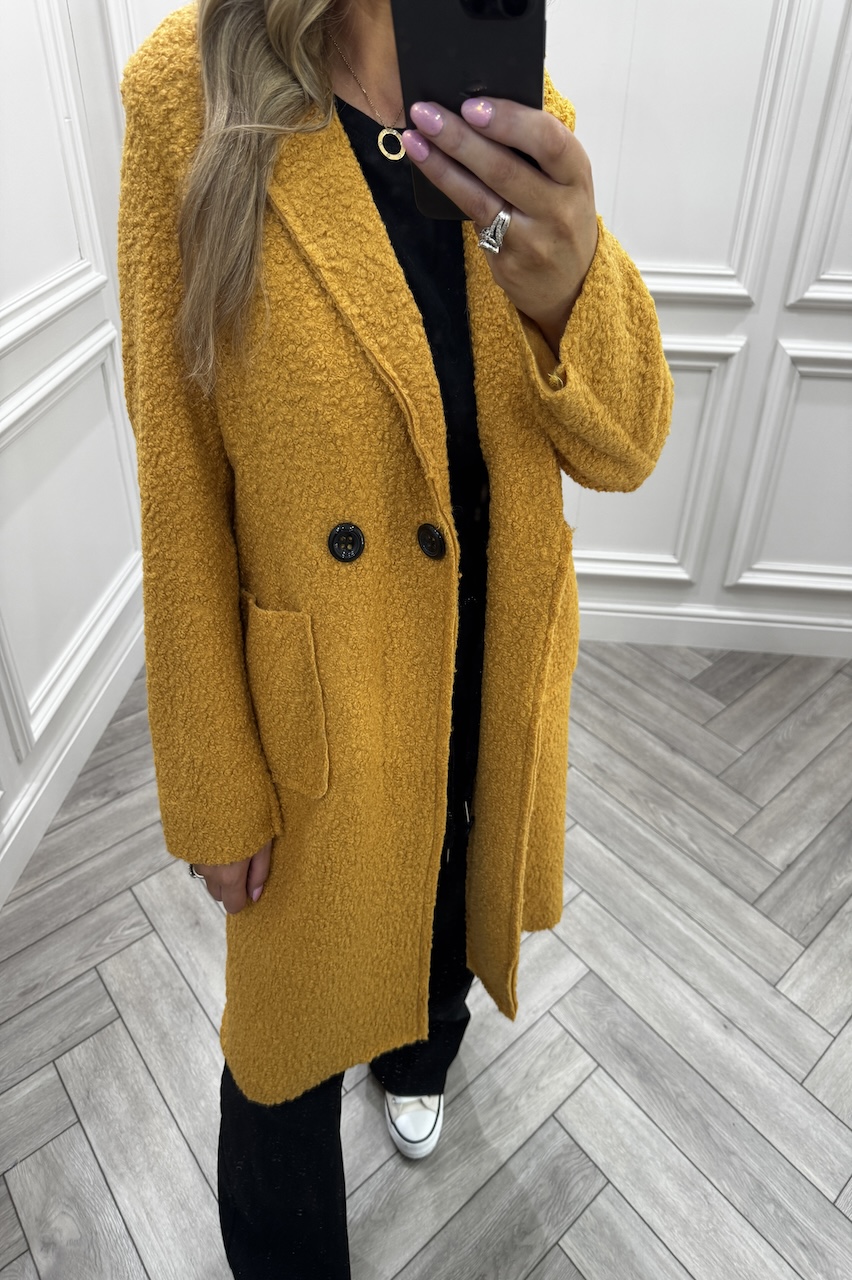 Mustard Luxury Iconic Coat 
