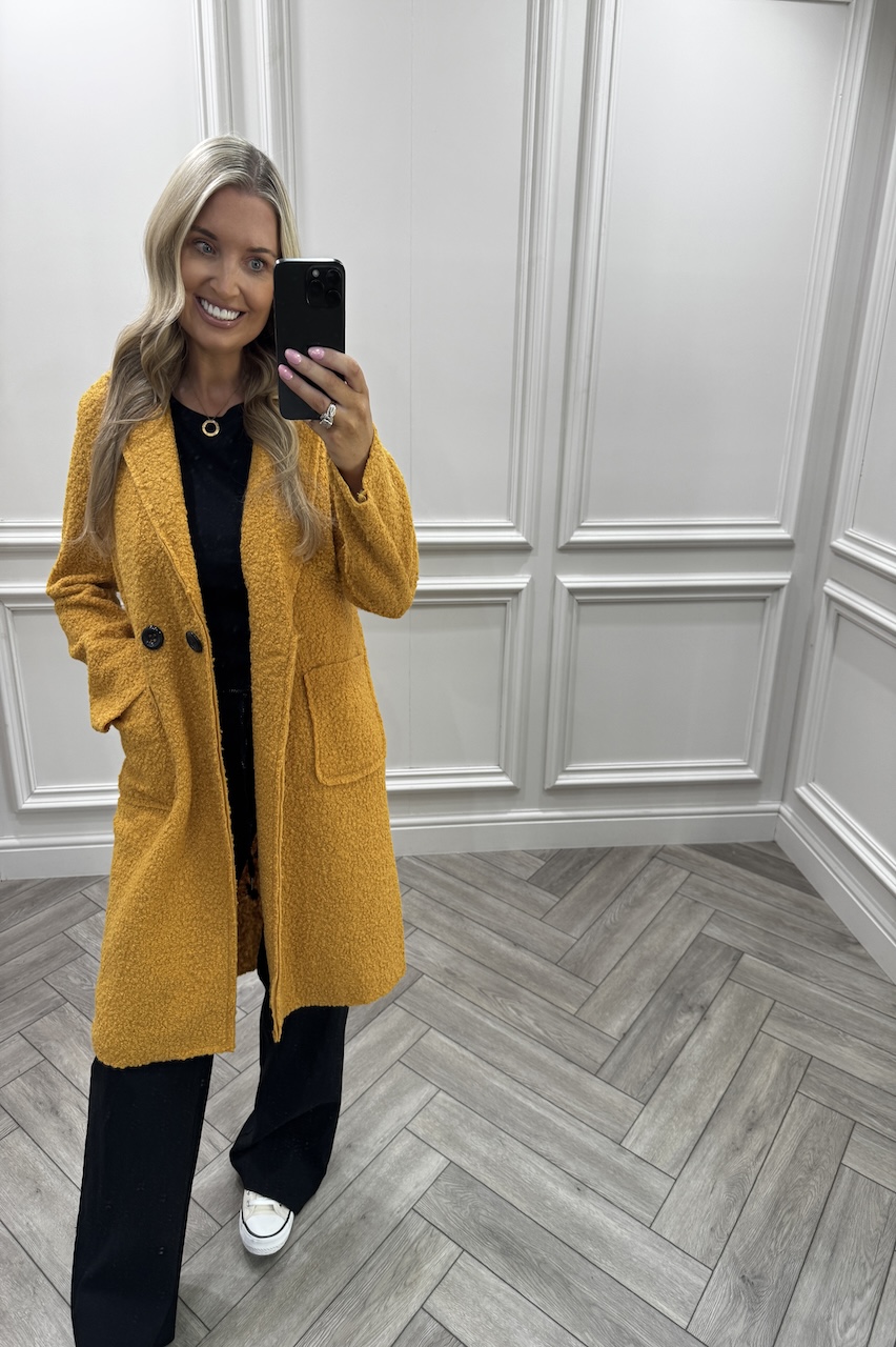 Mustard Luxury Iconic Coat 