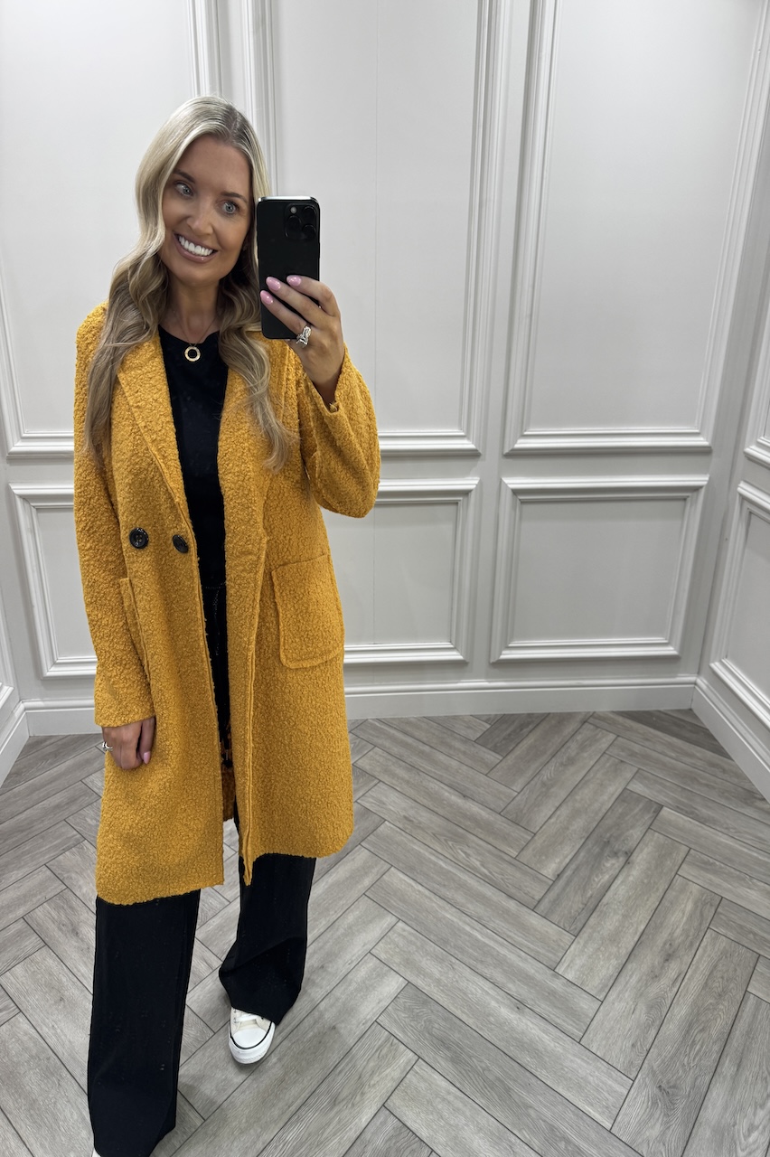 Mustard Luxury Iconic Coat 