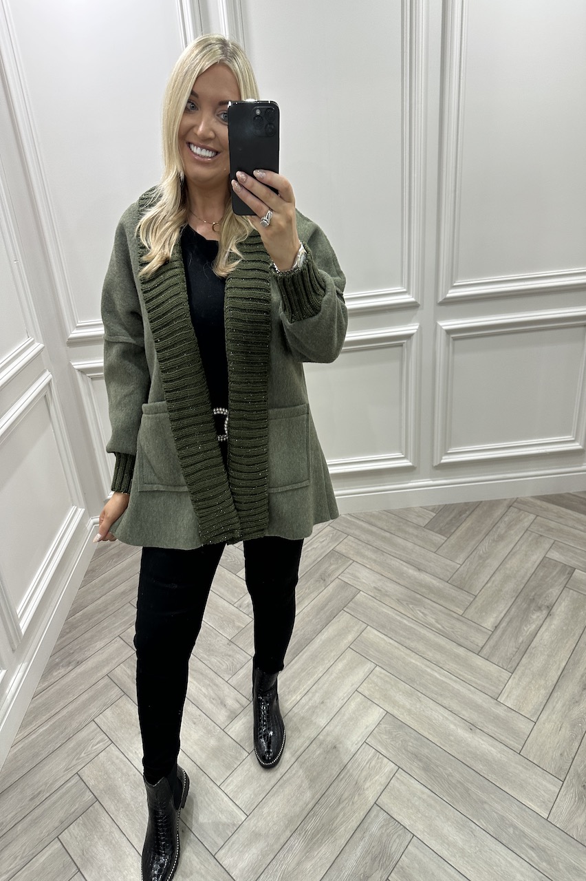 Luxury Khaki  Dreamy  Jacket