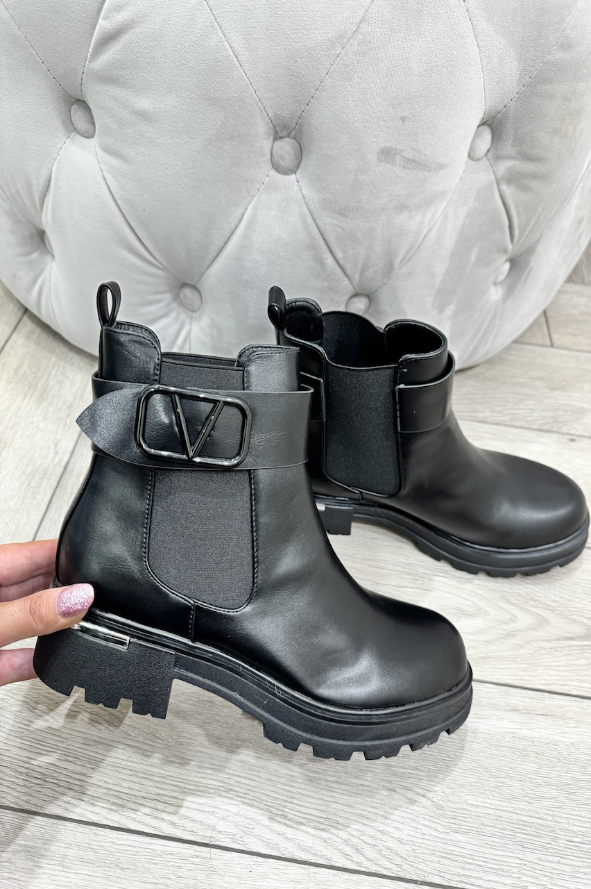 Brixton Black Ankle Boots