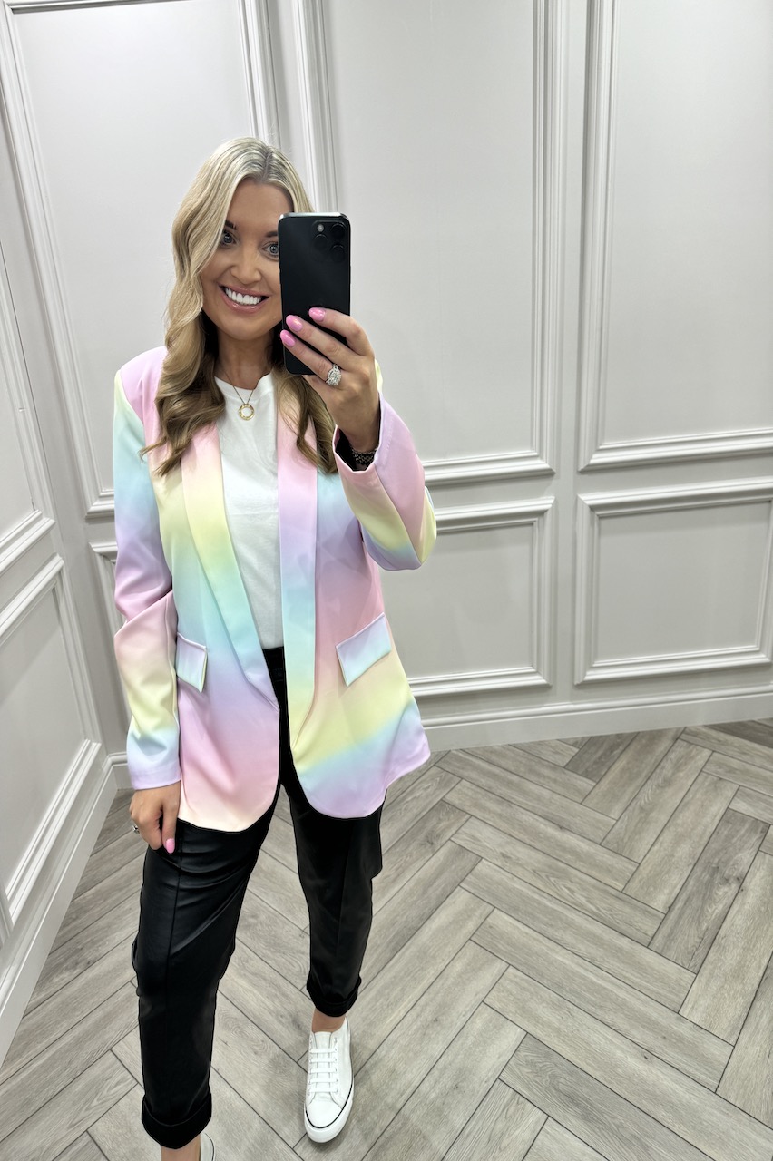 Pastel Ombre Iconic Blazer