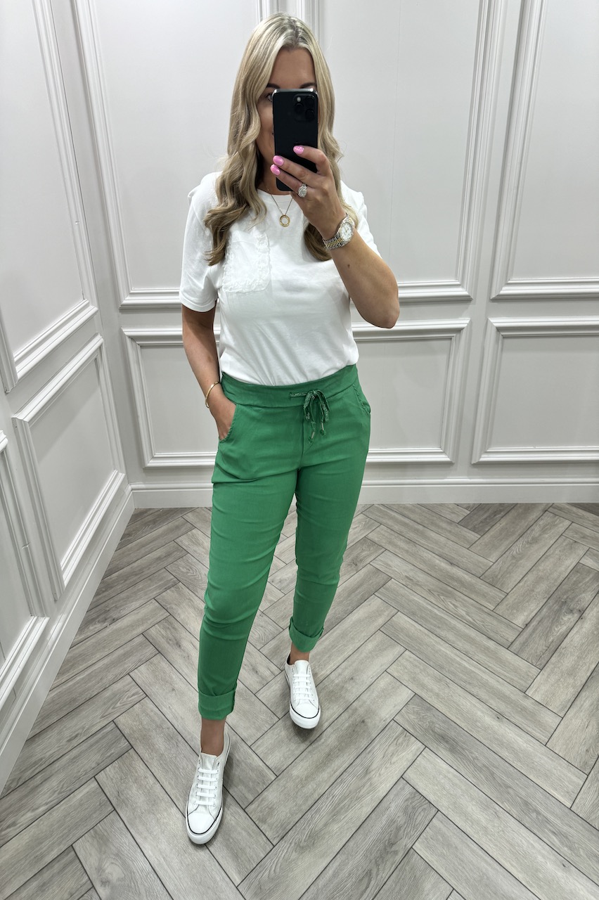 Bestselling Green Magic Stretch Joggers