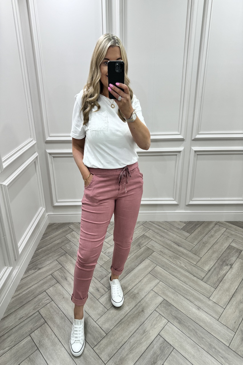 Bestselling Blush Pink Magic Stretch Joggers