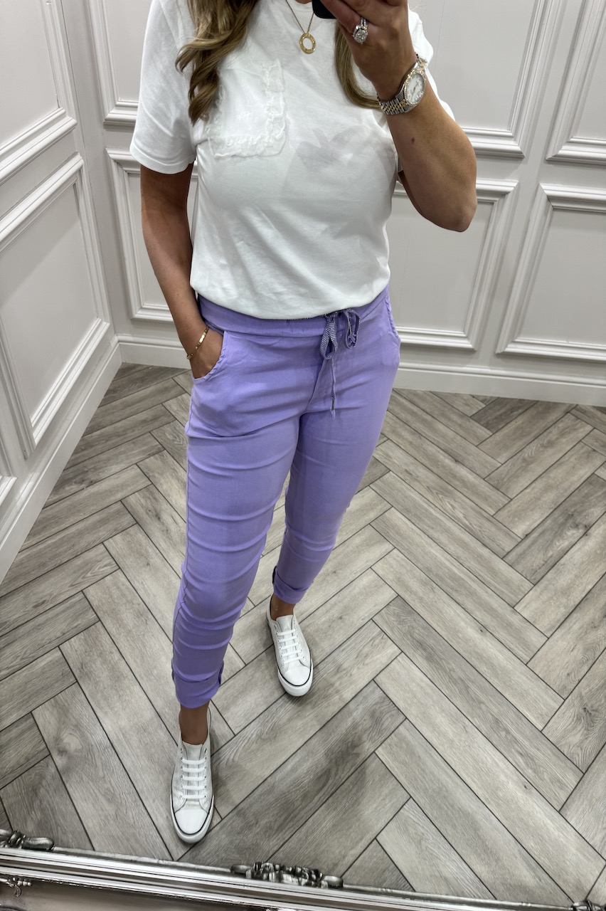 Bestselling Lilac Magic Stretch Joggers