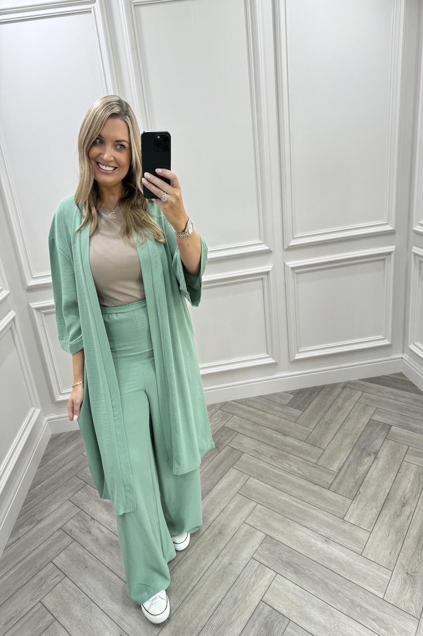 Mint Summer Trouser Set 