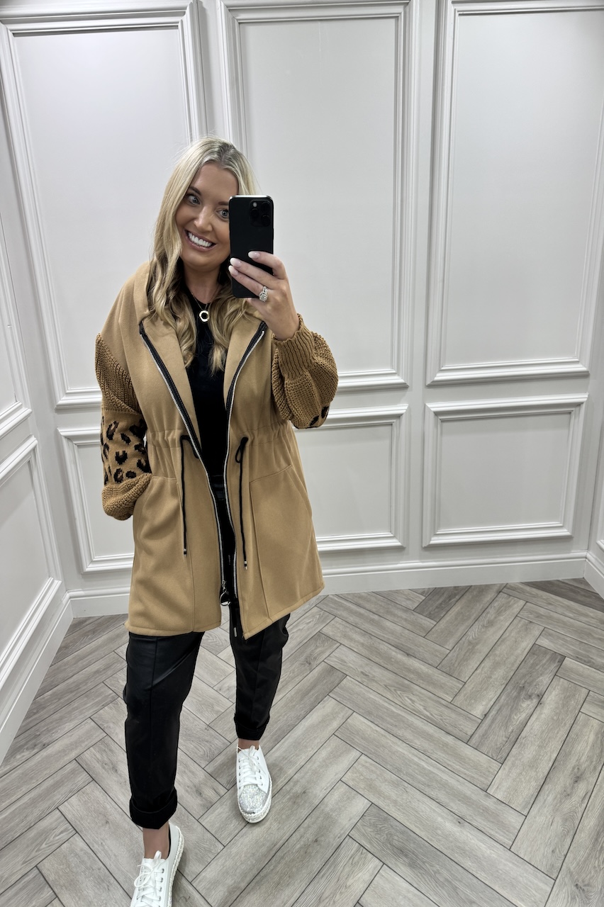 Tan Leopard Snuggles Jacket 