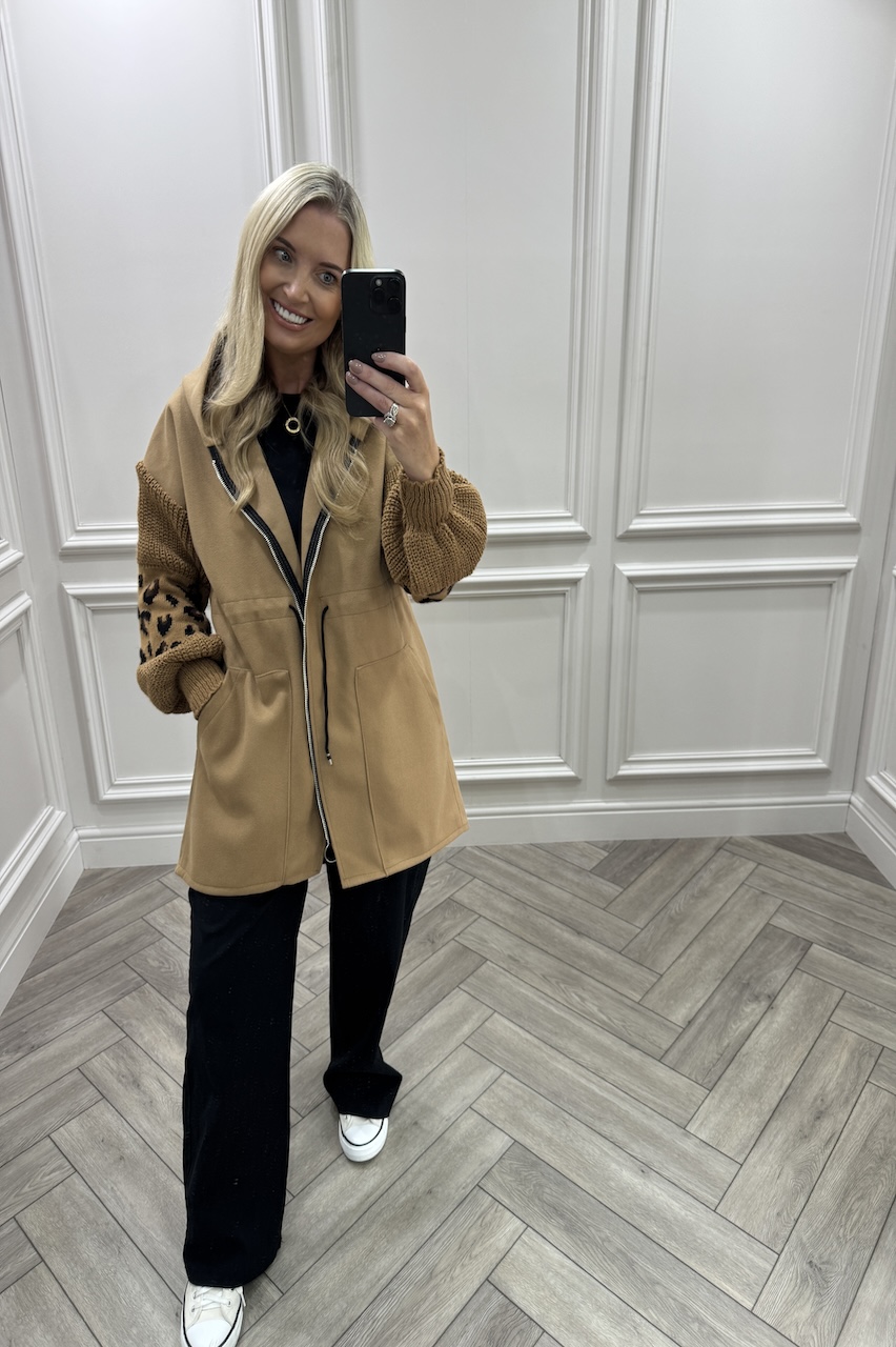 Tan Leopard Snuggles Jacket 