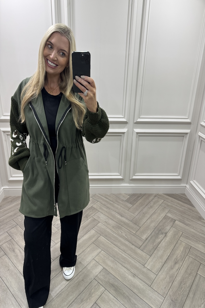 Khaki Leopard Snuggles Jacket 