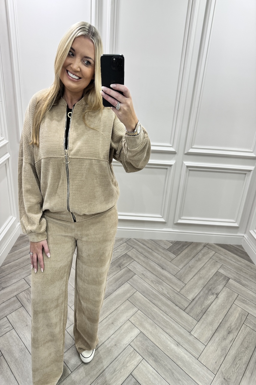 Tan Love To Lounge  Loungewear Set