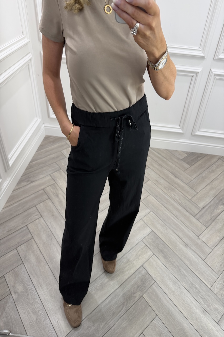 Black Magic Wide Leg Trousers 