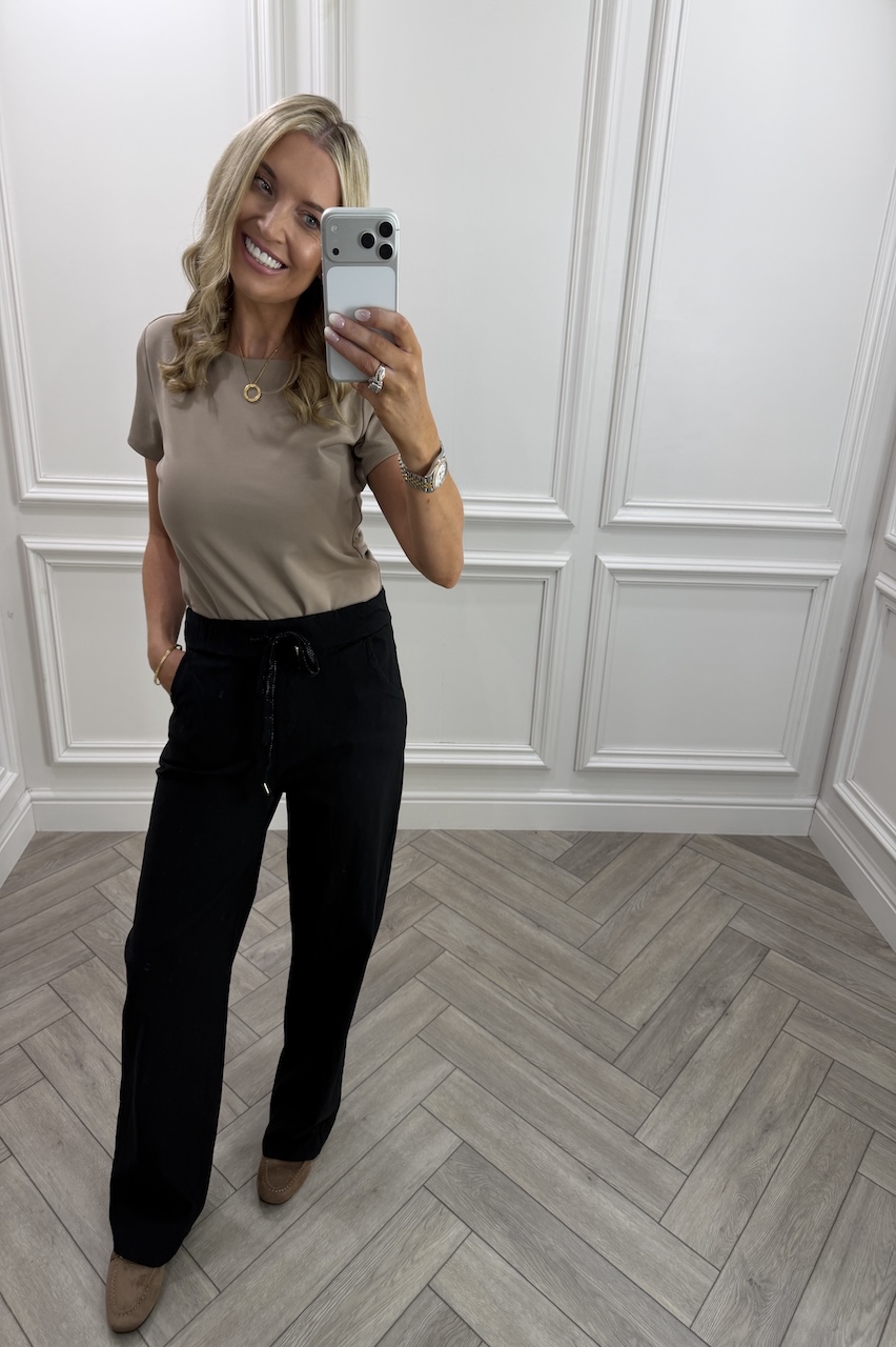 Black Magic Wide Leg Trousers 