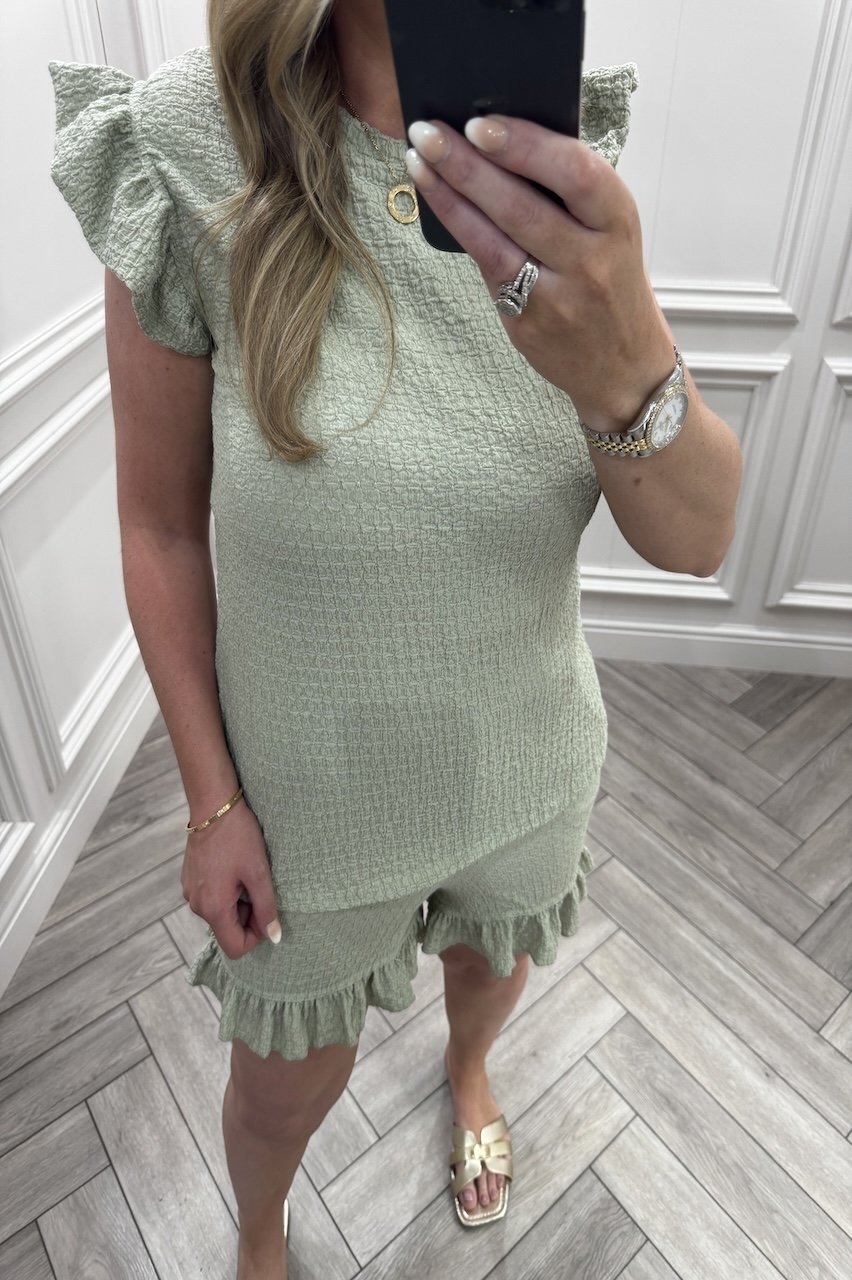 Sage Honey Glow Short Set