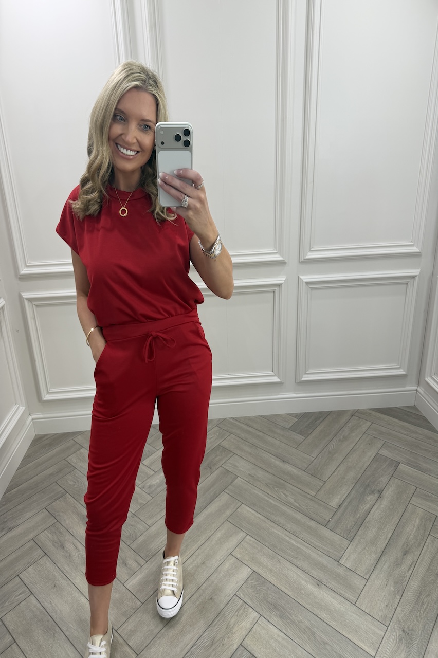 Alba Red Lounge Set