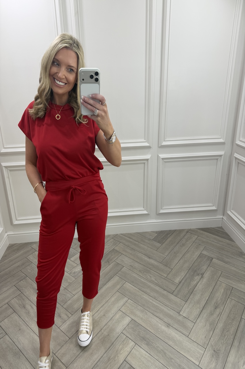 Alba Red Lounge Set