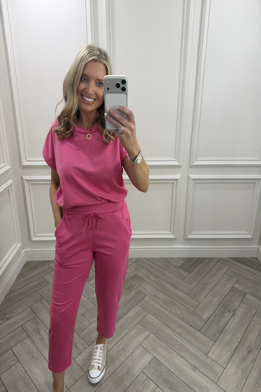 Alba Magenta Lounge Set