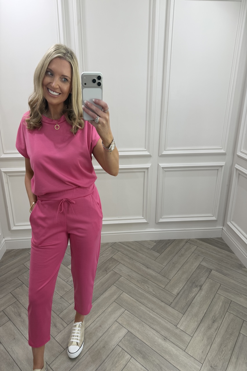 Alba Magenta Lounge Set