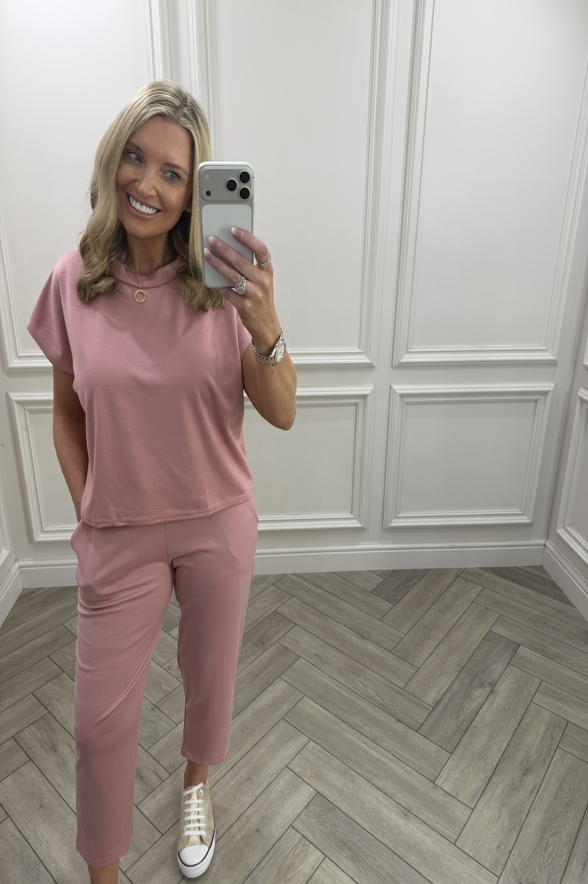 Alba Pink Lounge Set