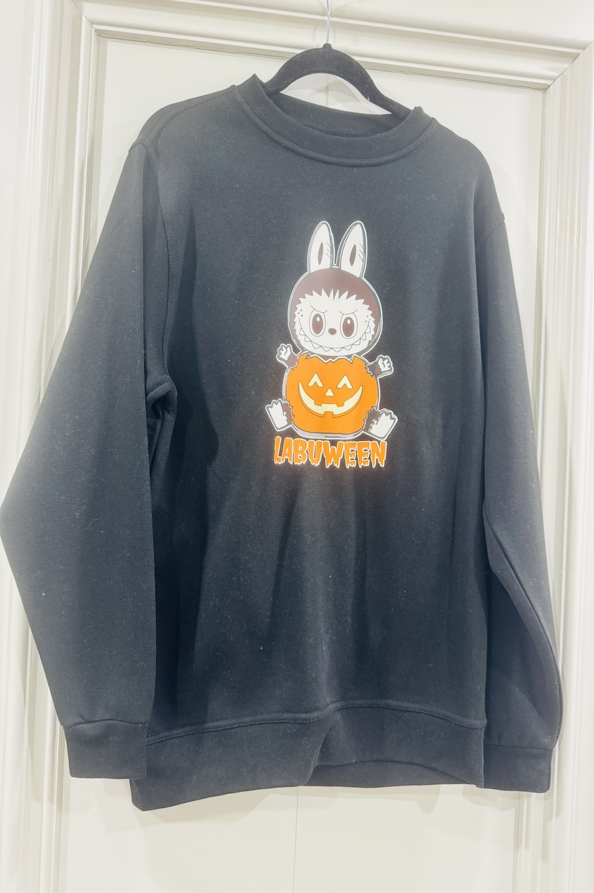 Black Labuween Halloween Sweatshirt 