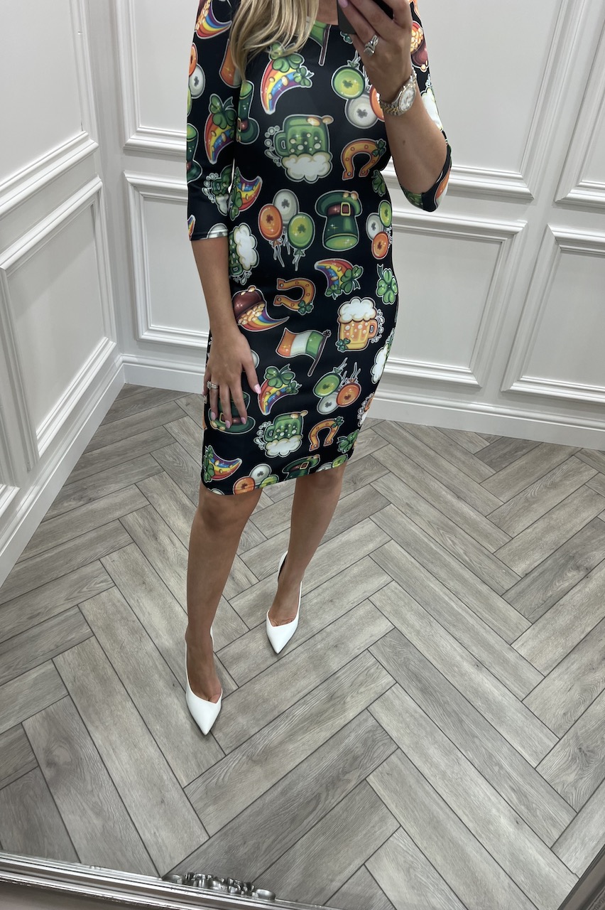 Rainbow Irish Bodycon Dress